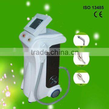 2013 Multi-Functional Beauty Tattoo Equipment E-light+IPL+RF Anti-Redness For Professional Ultrasonic Scrubber Face Care Skin Whitening