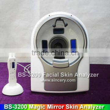 Skin analysis system a-one with pre-set well skin analysis software