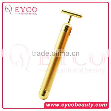 Electric face massage roller beauty salon equipment beauty bar 24k golden pulse skin care beauty salon bar