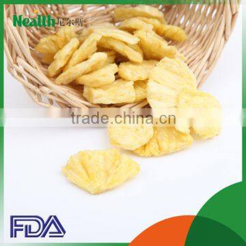 China supplier dried Pineapple chip