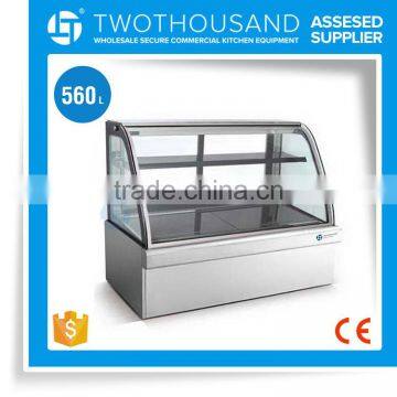 560 Liter 3 Shelves CE for Showcase for Bakery Cakes