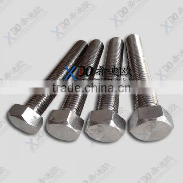 AL6XN China supplier stainless steel hardware hex machine bolts