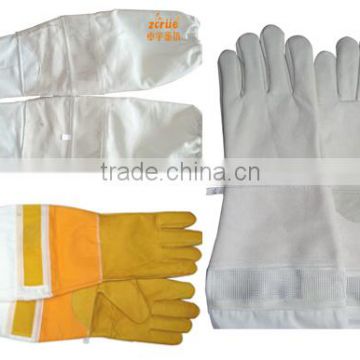 airy long sleeve leather beekeeping glove