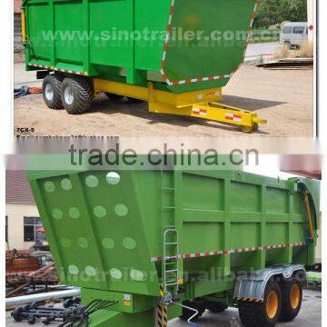 China Manufacturer Agriculture Farm Machinery 10T Tractor TippingTrailer