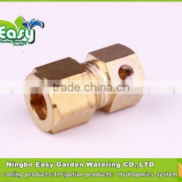 3/8" Brass OD End connector. Hose end connector. End cap for mist cooling system