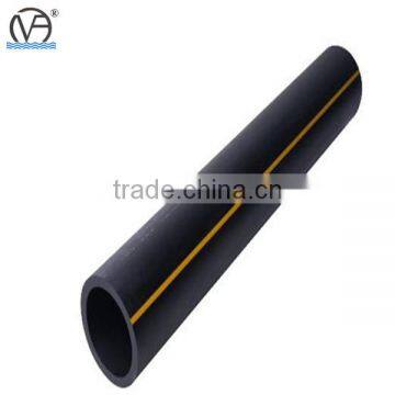 HDPE yellow line poly pipe underground plastic gas pipe high density polyethylene hdpe