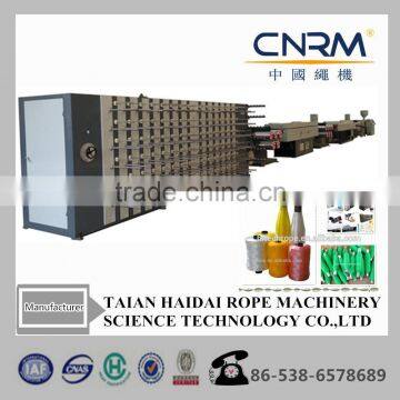 Single-screw Screw Design PP PE PET Monofilament Extruder Machinery / Rope Roping Production Line