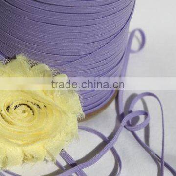 Lavender Skinny Elastic DIY Headbands, Hairbows Elastic band string