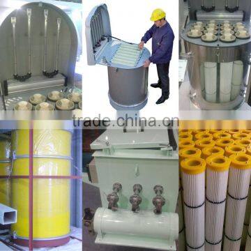 Vibrating Type and Air Jet Type Dust Collector With Round Filter for Cement Silo photo-2