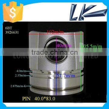 Car engine piston 6BT 3926631