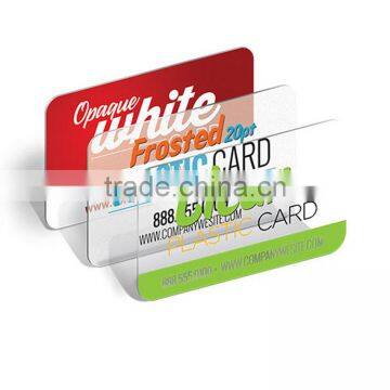 Transparent Translucent Plastic Business Card