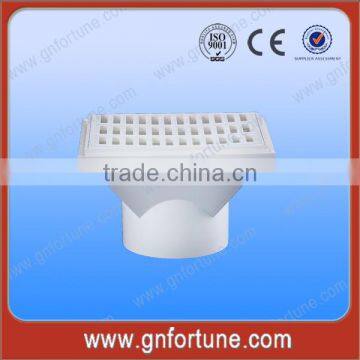 PVC Drainage Pipe Fittings Square Floor Drain