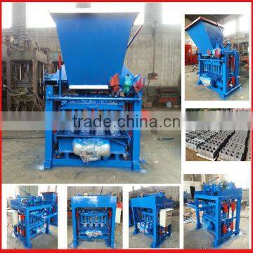 ISO certification construction manual cement hollow brick making machine