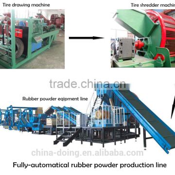 Serviceable and superb rubber powder mill