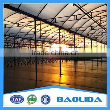 Prefabricated Steel Frame Green House With Plastic Covering photo-2