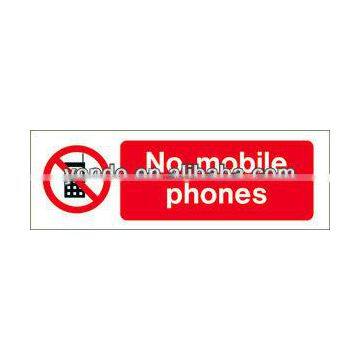 No mobile phones