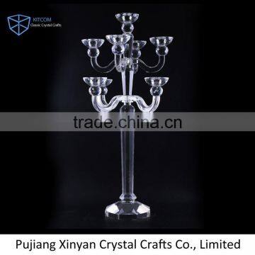 Factory sale good quality wedding decorations crystal candelabra manufacturer sale