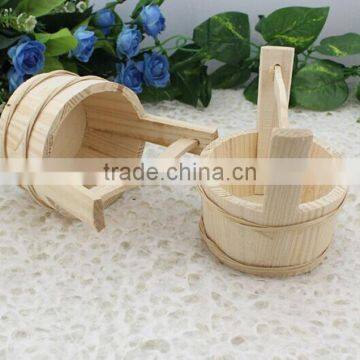 Custom Made Small Wooden Rice Bucket photo-3