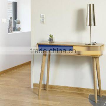 Factory Supply Home Use English Oak Wood Veneer Console Table For Sale