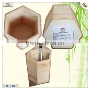 high quality decorative wooden pen stand holder penholder