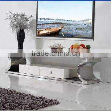 Wholesale High Quality Home Furniture Stainless Steel TV Stand Modern E395 photo-2