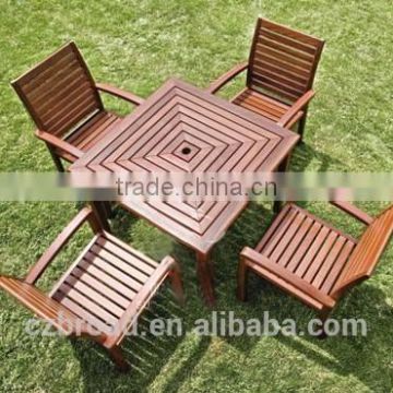 Hot sale high quality wpc park tables and chairs