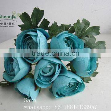 Decorative Seven Heads Flowers , Rose Making for Wedding, Fake Rose Table Centerpieces photo-4