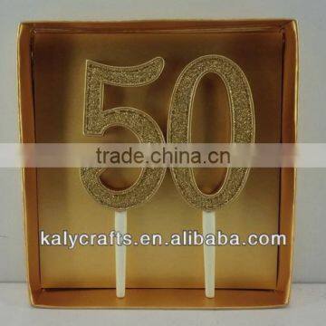 Hot Sales Resin Wedding & Birthday Cake Topper photo-2