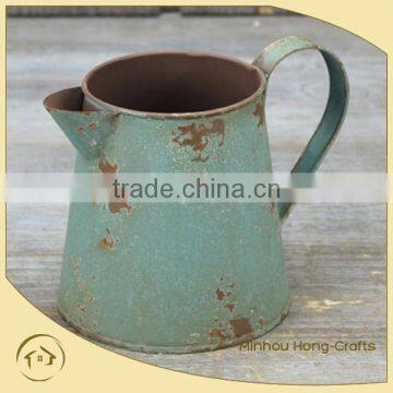 Hot Sale watering can bule painting, metal watering can for home decor