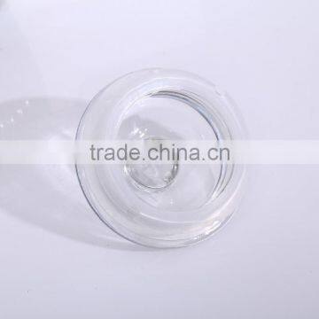 Set 3 Clear Large Antique Glass Storage Jars With Airtight Glass Lid
