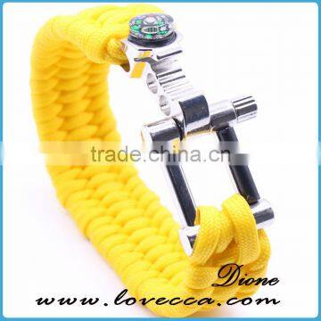 Outdoor Wholesale Paracord Survival Bracelet With Bottle Opener Buckle photo-4