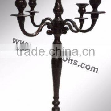 Black Candelabra 5 Candle & Candle Holders Black Candelabras Sale photo-6