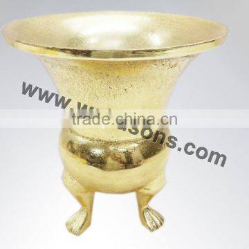 cheap whole metal vase for wedding decoration