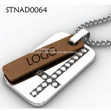 Birthday Gift Stainless Steel Pendant For Men As Accessory photo-2