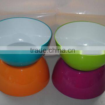 Plastic Colored Salad Bowl Plastic Cereal Bowls photo-4