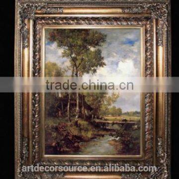 Wooden Painting Frame with Corner Ornates