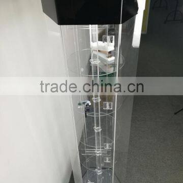 Factory Supply Acrylic LED Display Case With Lock and Roating for Watch/ Jewelry/Toy photo-3