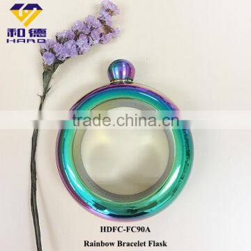 Stainless Steel Rainbow Bracelet Flask photo-2