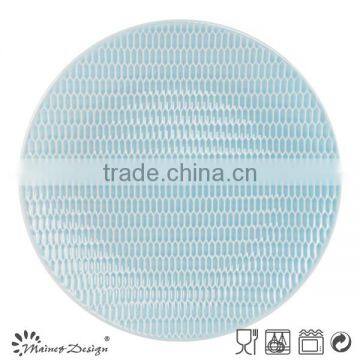 Ceramic Stoneware Crockery Emboss New Design Dish Plates photo-2