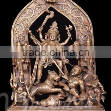 Indian Style Metal Material Art Crafts Bronze Kali Maa Goddess Statue Hot Sale photo-4
