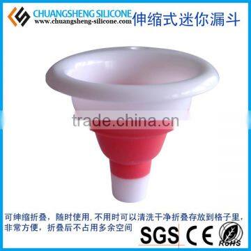 Foldable silicone oil funnel, wine funnel, water funnel