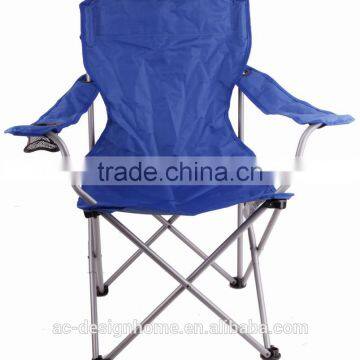 BLUE 600D POLYESTER/STEEL BEACH CHAIR