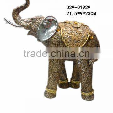 Polyresin elephant design for decor