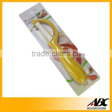 Food Safety Ceramic Peeler With Plastic Handle