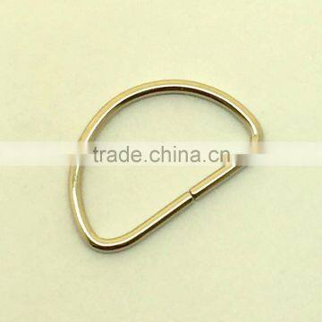 Nickel Plating Metal Hardware Ring / Wholesale Steel Rings / Metal D Ring photo-2