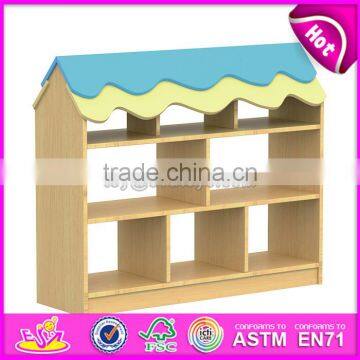 Handmade Multi-function Kindergarten Children Furniture Wooden Toy Storage Ideas W08C179 photo-5