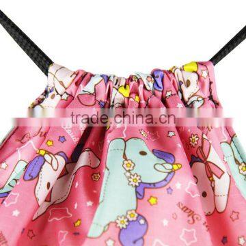 Customized Cheap Polyester Draw String Kids Drawing Bag photo-4