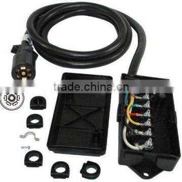 Trailer Light Plug 7 Way RV Wiring Harness 6' Cord Trailer End/7-ways Wire Harness / Trailer Cable photo-3