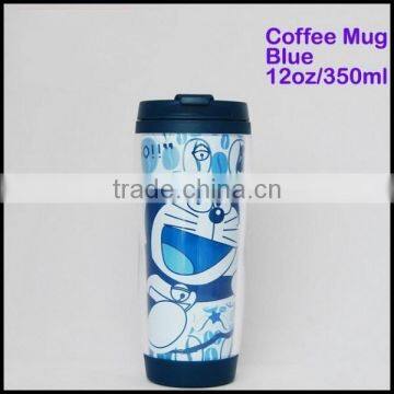 OEM Hot Selling Cartoon Movie Plastic Travel Coffee Cup/Tea Mug 12oz Insulated Tea Cup/custom Plastic Coffee Tea Cups for Sale photo-2