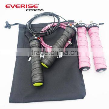 High Speed Ball Bearing Jump Rope With Anti Slip Handles Wrapped With Tennis Tapes photo-6